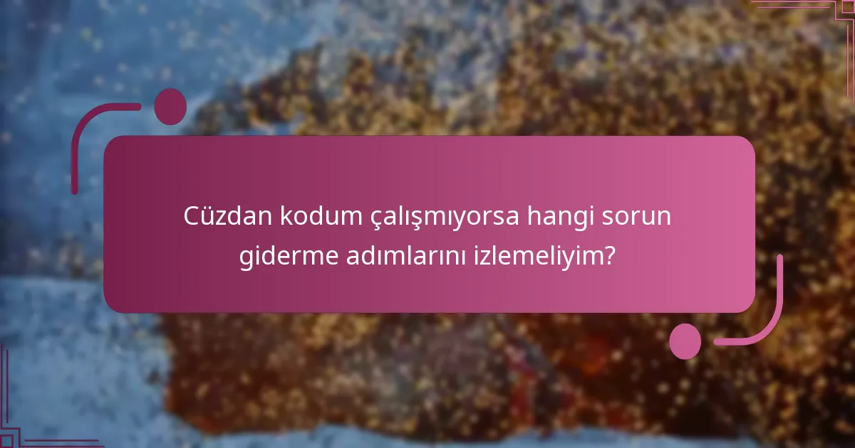 Cüzdan kodlarını kullanmanın bana sağladığı avantajlar nelerdir?