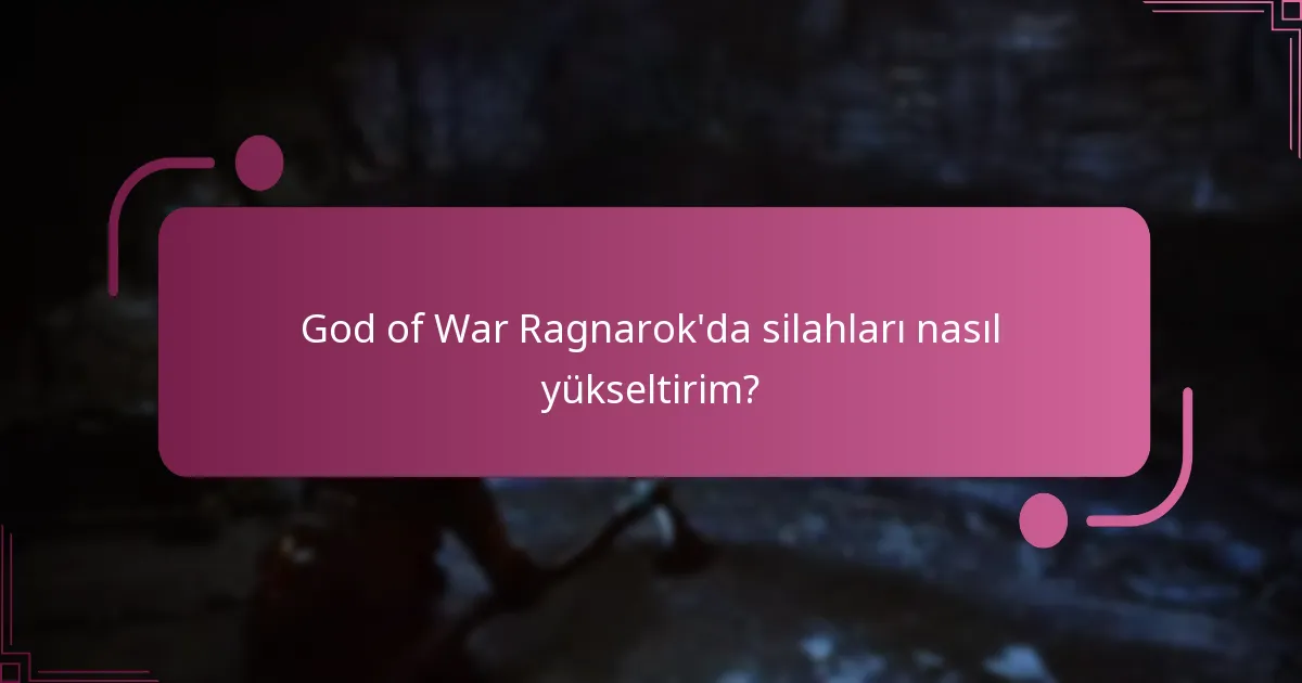 God of War Ragnarok’da zırhı nasıl yükseltirim?